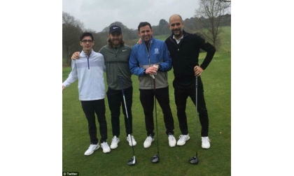 Bận đánh golf - Vẫn làm được việc lớn. Guardiola bận đánh golf khi Man City vô địch Ngoại hạng Anh