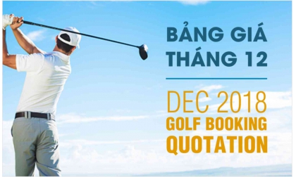 [Wingolf - Promotion] Price list of booking TeeTimes December, 2018