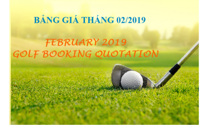  [Wingolf - Promotion] Price list of booking TeeTimes February, 2019 골프장 가격표