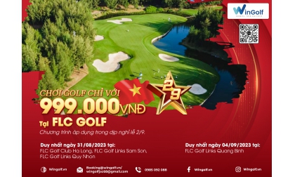  Chơi Golf chỉ với 999.000 vnđ/pax tại FLC biscom