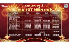  Chơi Golf Mùa Lễ - Giá Tốt Miễn Chê