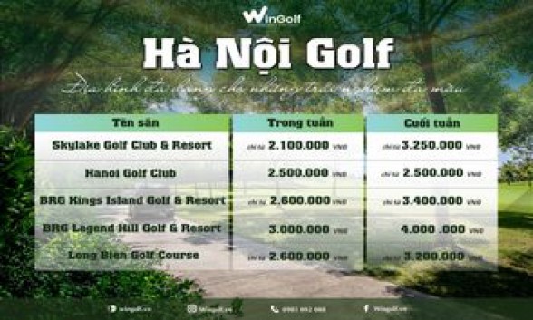  HÀ NỘI GOLF - ĐỊA HÌNH ĐA DẠNG CHO NHỮNG TRẢI NGHIỆM ĐA MÀU