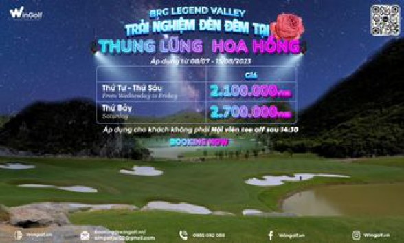  TRẢI NGHIỆM ĐÁNH ĐÈN ĐÊM TẠI THUNG LŨNG HOA HỒNG BRG LEGEND VALLEY